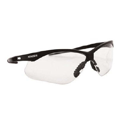 Jackson Safety Glasses, Clear Lens, Black Frame, 12/cs