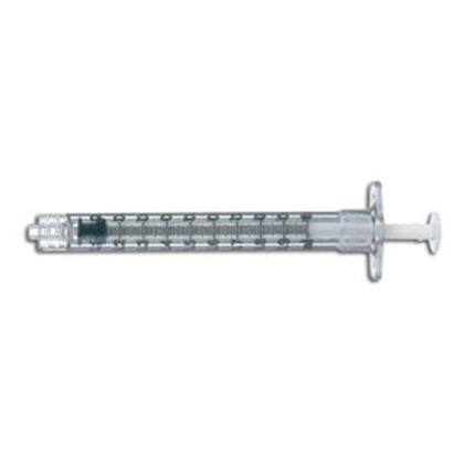 Syringe Only, 1mL, 100/bx, 8 bx/cs