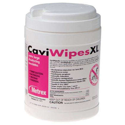 XL CaviWipes, 65 Wipes, 12 canisters/cs (091264)