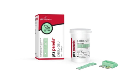 Cholesterol Plus Glucose Panel (For CardioChek PA Analyzers Only), CLIA Waived, 25 tst/bx (Distributor Agreement Required - See Manufacturer Details Page)