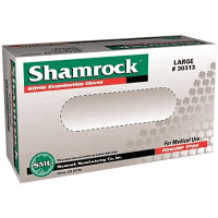 Shamrock 30000 Series Exam Glove, NonSterile Blue Powder Free Nitrile Ambidextrous Fully Textured , Not Chemo Approved, Large, 100/BX (1000/Case)