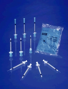 Tuberculin Syringe, Needle, 25G x 5/8