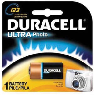 Battery, Lithium, Size DL123A, 3V, 6/bx (UPC# 66191) (Item is considered HAZMAT and cannot ship via Air or to AK, GU, HI, PR, VI)