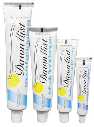 Toothpaste, Fluoride, .6 oz Tube, 144/bx, 5 bx/cs