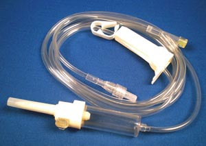 IV Administration Set, 15 Drops, Combination Vented/ Non-Vented, (Y) Injection Site, Luer Lock, 78