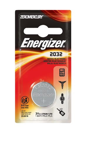 Battery, Lithium, 3V Miniature Coin, 1/blister card, 6 cards/bx (Item is considered HAZMAT and cannot ship via Air or to AK, GU, HI, PR, VI)