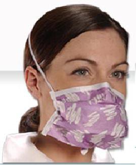 Surgical Mask Critical Cover® PFL® Pleated Elastic Strap One Size Fits Most Blue NonSterile ASTM Level 3 Adult NonSterile (50/BX) - Case of 300