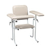 Blood Draw Chair with Flip Up Arm, Upholstered, Seat Dimensions: 18"W x 17"D x 19"H, Oatmeal (DROP SHIP ONLY)