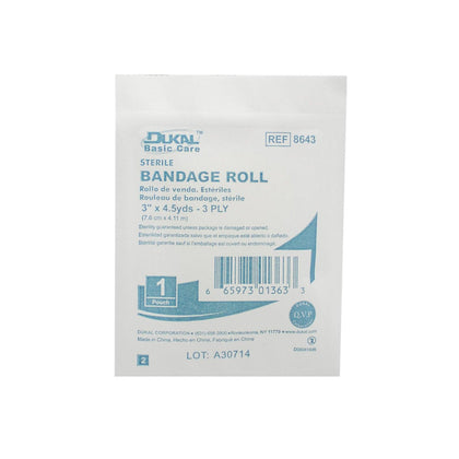 Basic Care Fluff Bandage Roll, 3