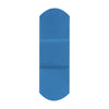 Adhesive Bandage, Plastic, Metal Detectable, 1" x 3", Blue, 100/bx, 12bx/cs