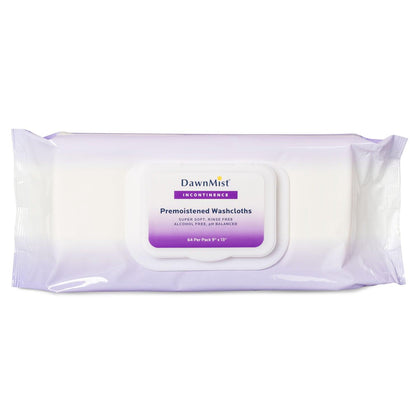 Washcloth, Adult, Soft Pack with Lid, 9