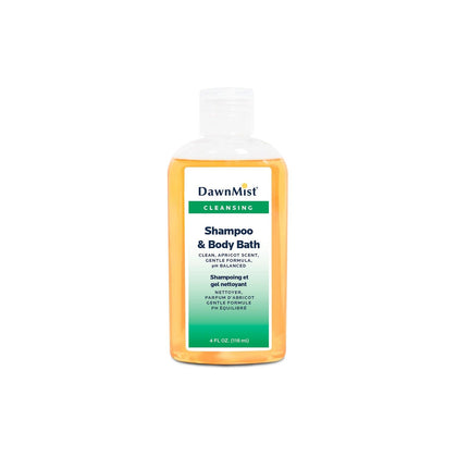 Shampoo & Body Bath, 4 oz Bottle with Flip Cap, 96/cs