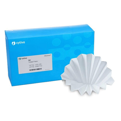 Filter Circles, 110mm Dia, Folded Prepleated Grade 5V, 100/pk