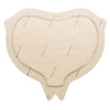 Border Foam Sacrum Dressing, 6.3” x 7.9” (16 x 20cm), Self-Adherent Soft Silicone, 10/bx, 5bx/cs