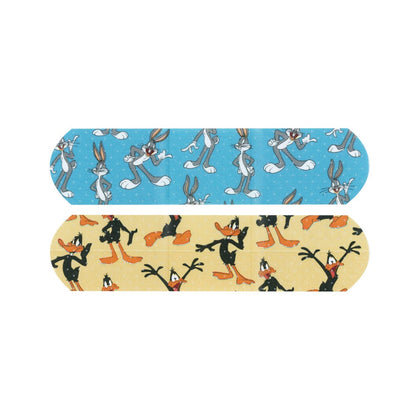 Stat StripÂ® Adhesive Bandage, Looney Tunesâ„¢ Bugs Bunnyâ„¢ & Daffy Duckâ„¢, Â¾
