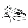 Teaching Dual Head Stethoscope, Aluminum, Black, 2HD, 22", ea