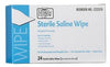Sterile Saline Wipe, 6" x 4", 24 pk/bx, 24 bx/cs (92 cs/plt)
