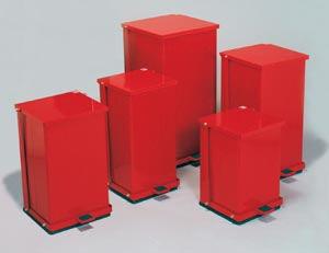 Step-On Can, 16 Qt, Red (DROP SHIP ONLY)
