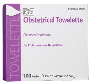Obstetrical Towelette, 7.75