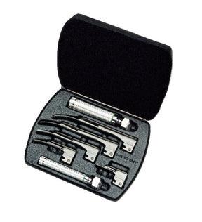Fiber Optic - Miller Blade, Complete Set, Medium & Small Handles, 05681 Case