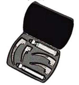 Fiber Optic - MacIntosh Blade, Complete Set, Medium & Small Handles, 05691 Case