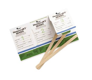 Each Case Contains: (10) Boxes of 100 HemoccultÂ® SENSAÂ® Single Slides (Test Cards), (20) 15mL Bottles of Developer, (1000) Applicators & Instructions  (Item is Non-Returnable)(Item is considered HAZMAT and cannot ship via Air or to AK, GU, HI, PR, VI)