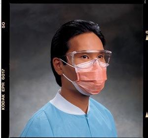 FluidshieldÂ® Fog-Free Procedure Mask with Earloops, Level 3, Orange, 40/pkg, 10 pkg/cs  (On Manufacturer backorder with an expected release date of May)