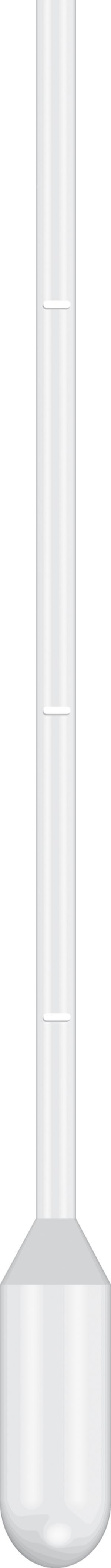 Graduated Pipet, 11.4cm Length, 1.5mL Capacity, Non-Sterile, 500/pk, 10 pk/cs
