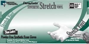 Gloves, Exam, X-Large (9Â½ - 10), Stretch Vinyl, Non-Sterile, PF, Smooth, 100/bx, 10 bx/cs