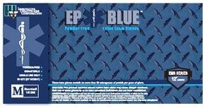Gloves, Exam, XX-Large, Latex, Non-Sterile, PF, Textured, 15 mil Finger Thickness Extended Cuff, High Risk, Blue, 50/bx, 10 bx/cs