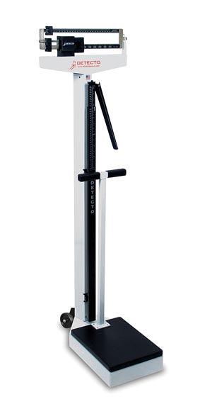 Physician's Scale, Weigh Beam, 450 lb X 4 Oz, Height Rod, Wheels, Handpost (DROP SHIP ONLY)
