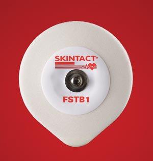 Stress Test ECG Electrode, 50mm, Solid Gel, Lift Tab, Foam Backing, Diaphoretic, Hypoallergenic, 1500/bx