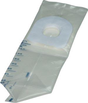 Collection Bag 200mL with Safe Adhesive, Sterile, Latex Free (LF), 50/bx