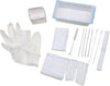 Tracheostomy Care Tray Contains: 500mL Tray, Cleaning Brush, (2) 4x4 Gauze Sponges, (2) Pipe Cleaners, Vinyl Gloves, (2) Cotton-Tip Applicators, Twill Tape, Trach Dressing, Waterproof Drape, Popup Basin, 20/cs