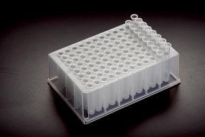 Deep Well Plate, Conical Bottom, 600ul (removable tube strips), Polypropylene, 4/pk, 6 pk/cs