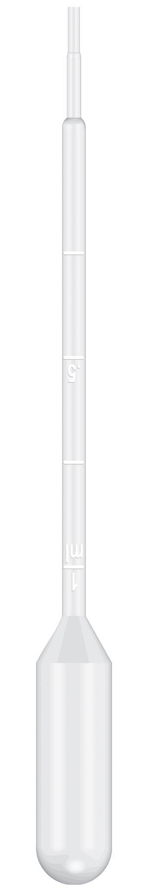 Pipet, 15cm Length, 5mL Capacity, Sterile, 20/bg, 20 bg/pk, 10 pk/cs (15 cs/plt)