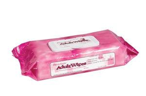 Wipes, Incontinence, Adult, Spunlace, Low Profile Softpack with Pop-Up Tub, 9
