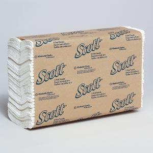 Scott C-Fold Towels, 1-Ply, 200/pk, 12 pk/cs