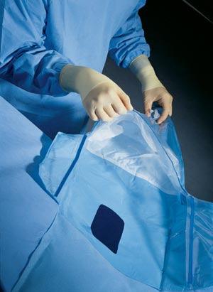 GYN/ Urology Drape, Attached Fluid Collection Pouch, Sterile, 10/cs