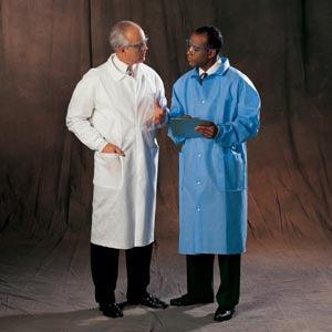 Lab Coat, Blue, Large, 25/cs