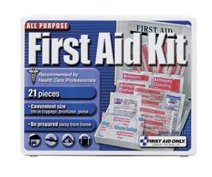 Travel First Aid Kit, 17 Piece, Plastic Case (DROP SHIP ONLY - $150 Minimum Order)