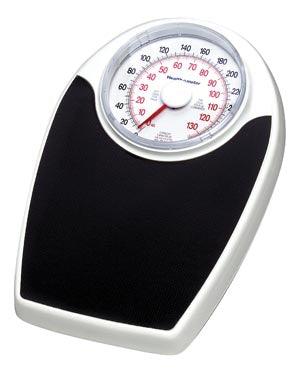 Mechanical Floor Scale, 330 lb/150 kg Capacity, 11½