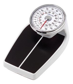 Mechanical Floor Scale, 400 lb/180 kg Capacity, 12½