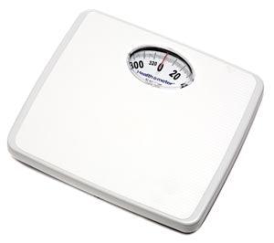 Mechanical Floor Scale, Capacity 330 lbs, Platform Dimension: 11 3/8