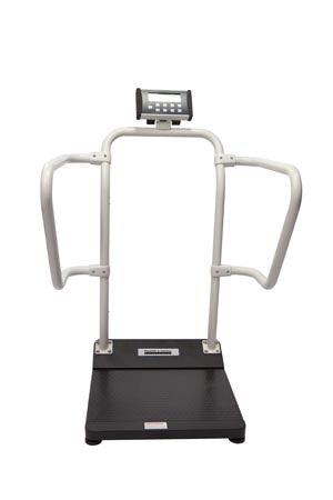 Digital Patient Scale, Capacity: 1000 lbs/454kg, Platform Dimension: 15¾
