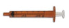 Oral Syringe, Amber, 3mL, Tip Cap, 100/pk, 5 pk/cs(Drop Ship Requires Pre-Approval)