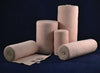 Economy Elastic Bandage, 4" x 10 yds (Stretched) with Standard Clips, Tan, Latex Free (LF), 10/bx, 5 bx/cs