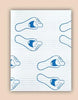Towel, 3-Ply Paper, 19" x 13", Happy Feet, 500/cs