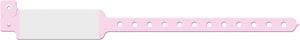 Wristband, Adult/ Pediatric, Imprinter Vinyl, Pink, 500/bx