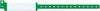 Wristband, Adult, Imprinter Vinyl, Green, 500/bx